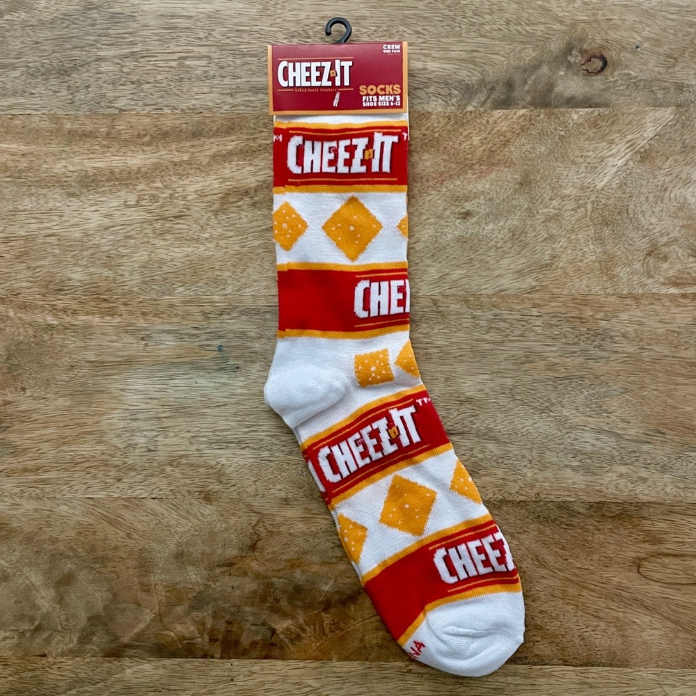 5/$20 NEW Adult Cheez-It Crackers Socks